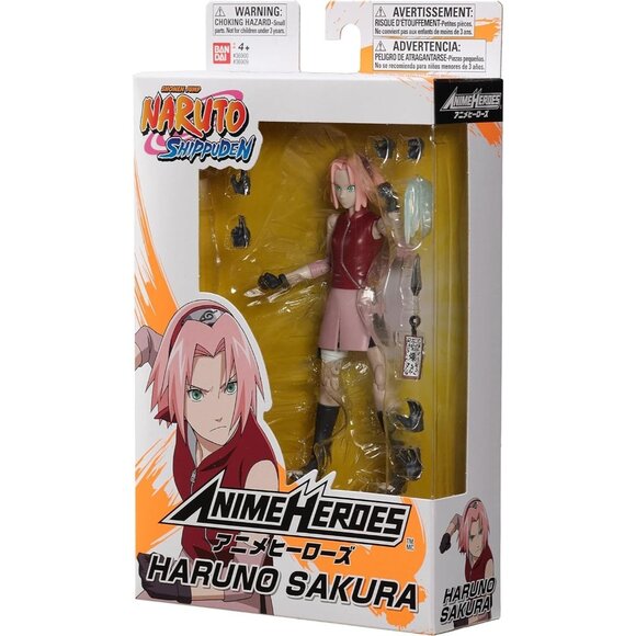 Bandai Naruto Shippuden Anime Heroes Haruno Sakura - 6.5" Action Figure NIB - Picture 6 of 7